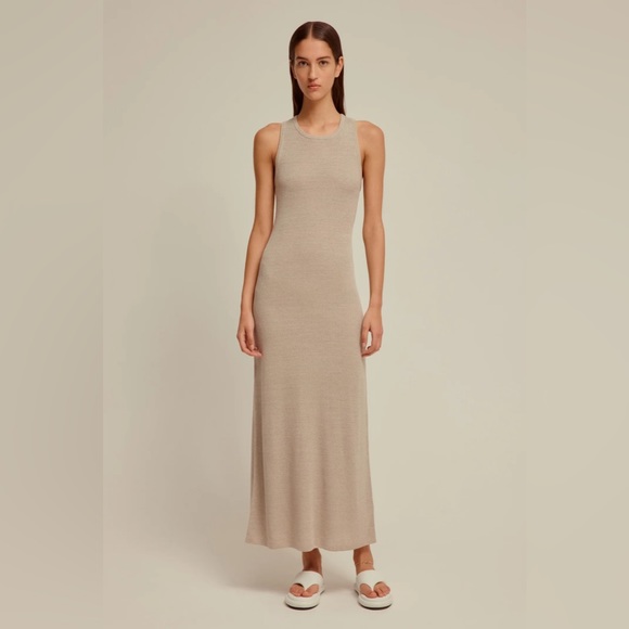 Venroy | Dresses | Venroylinen Knitted Cross Back Dress | Poshmark
